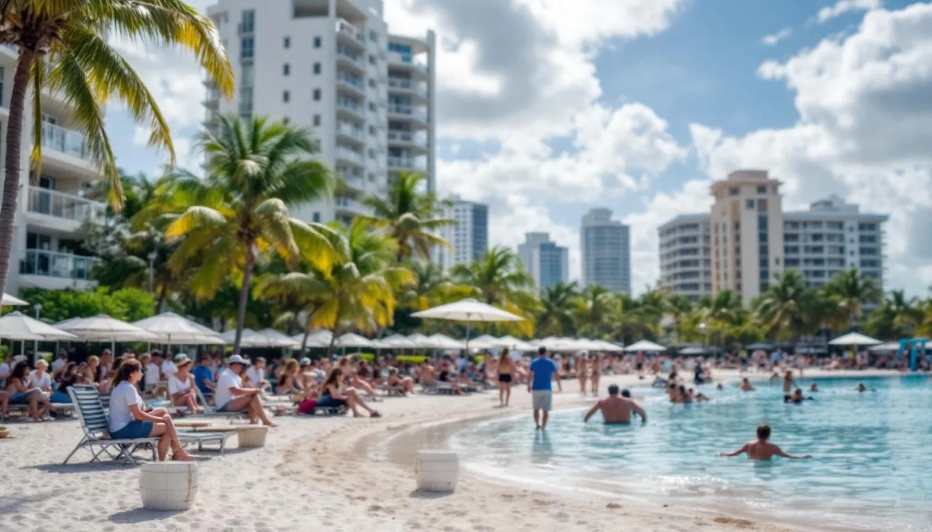 AI-generated illustration for: Miami Beach considers legal action over state waterpark bill