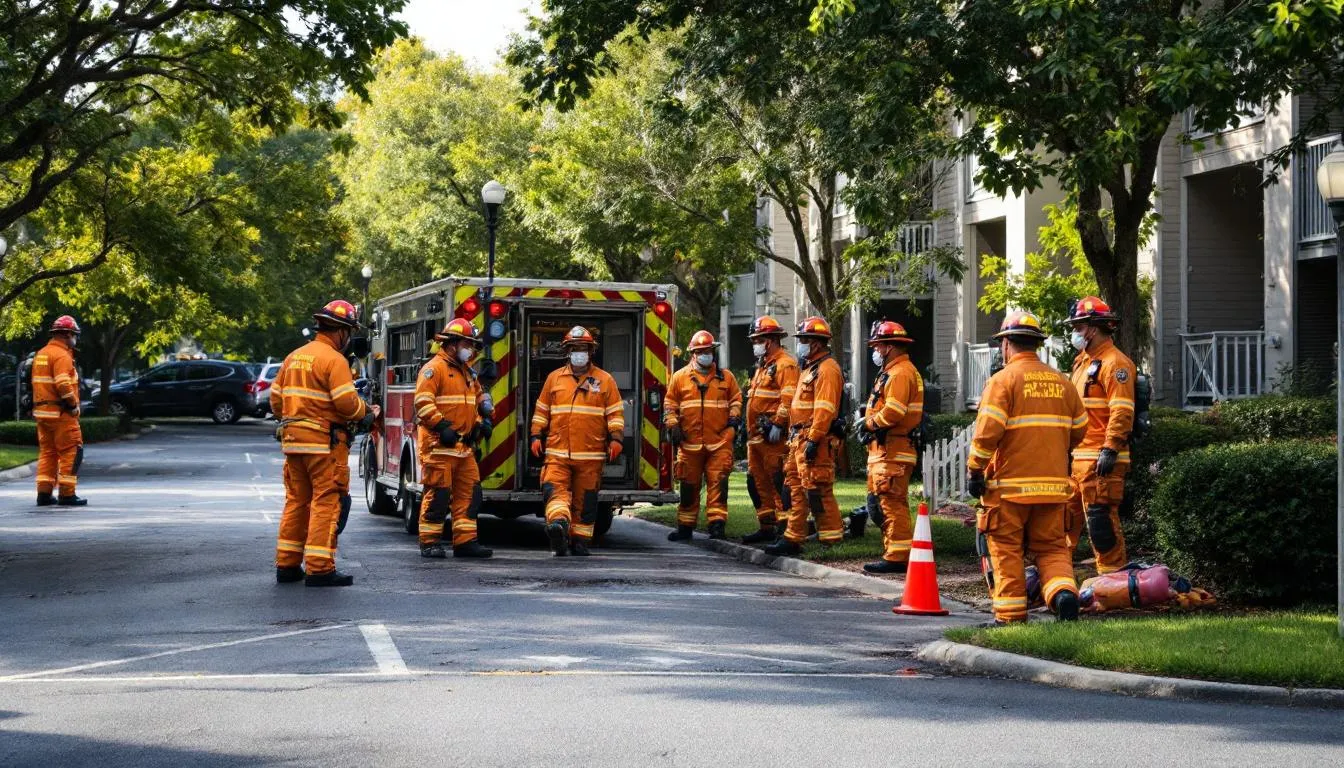 AI-generated illustration for: Orlando Apartment Complex Evacuates 350 Residents After Stru