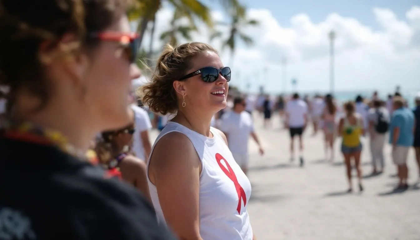 AI-generated illustration for: Florida AIDS Walk raises $3 million as 2,000 gather at Fort 