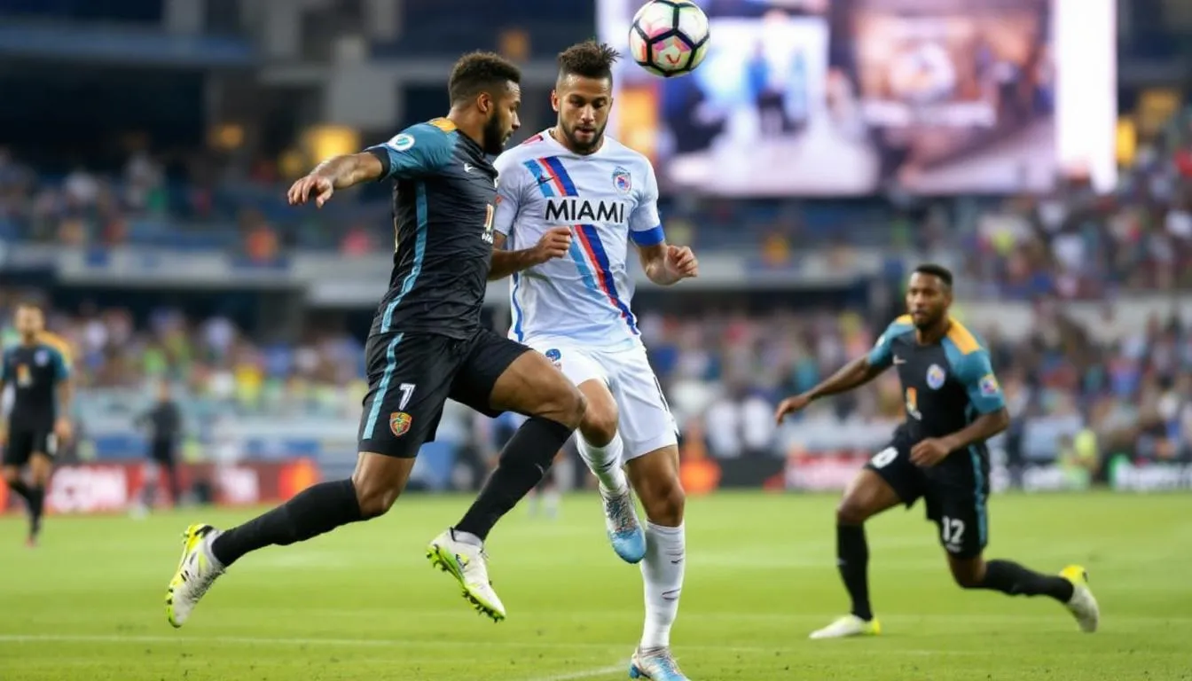 AI-generated illustration for: Rocha leads Miami FC to 4-2 comeback victory over Jacksonvil