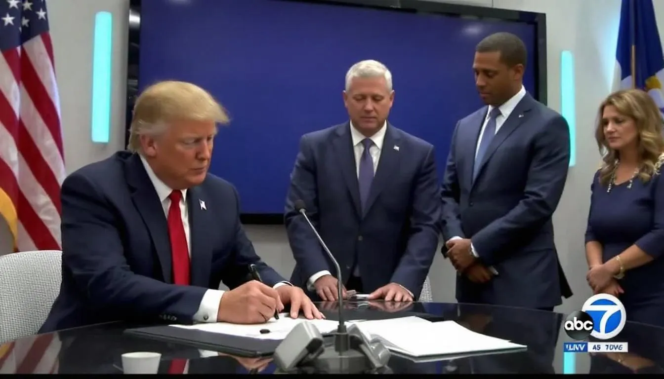 AI-generated illustration for: DeSantis signs bill renaming Palm Beach International Airpor