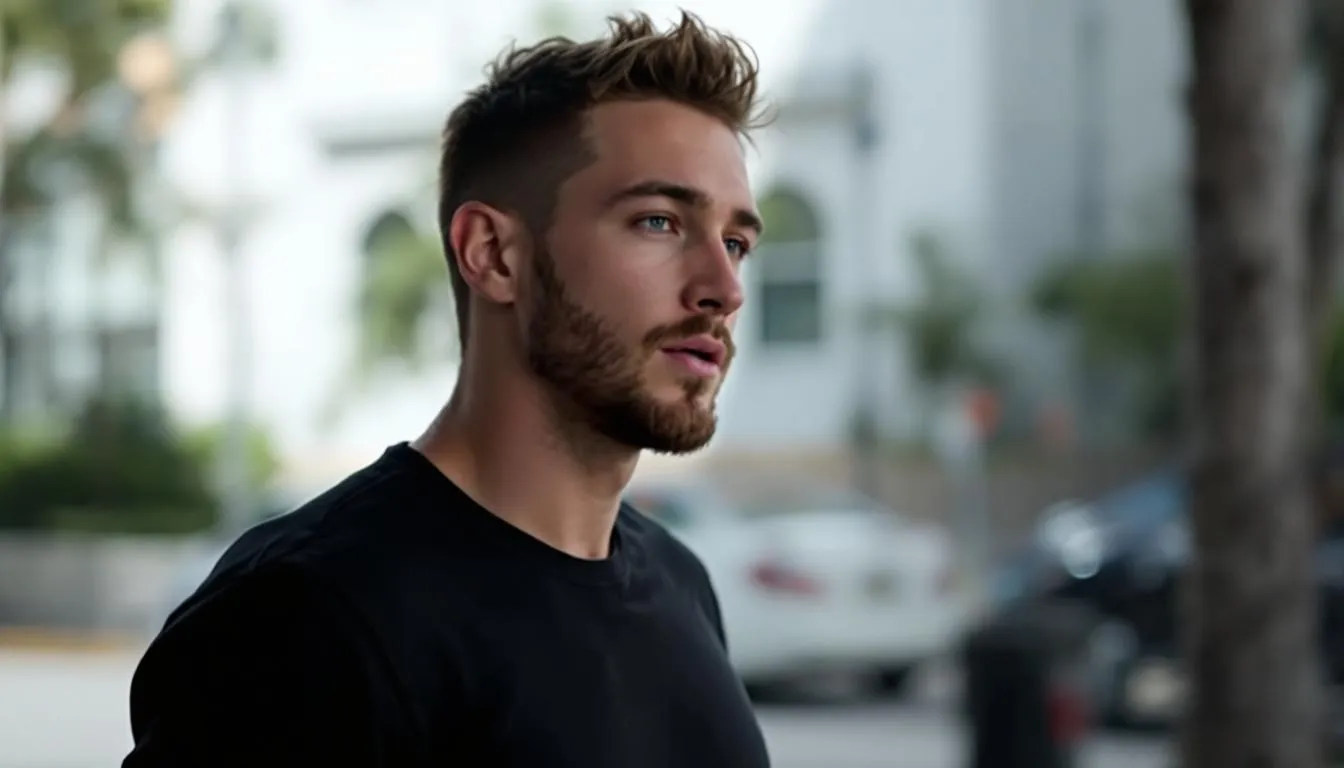 AI-generated illustration for: Braden Peters, viral 'looksmaxxing' influencer Clavicular, a