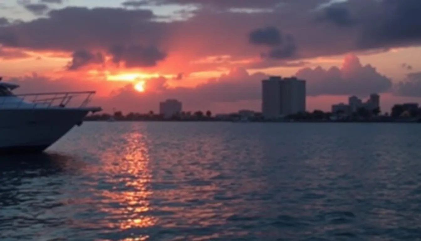 AI-generated illustration for: Woman dies, man hospitalized after boat throws them into Bis