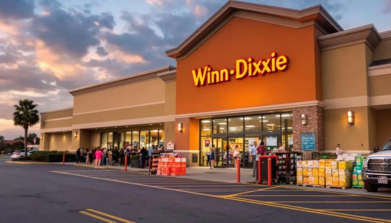 AI-generated illustration for: Seven Harveys stores converting to Winn-Dixie in Florida, Ge