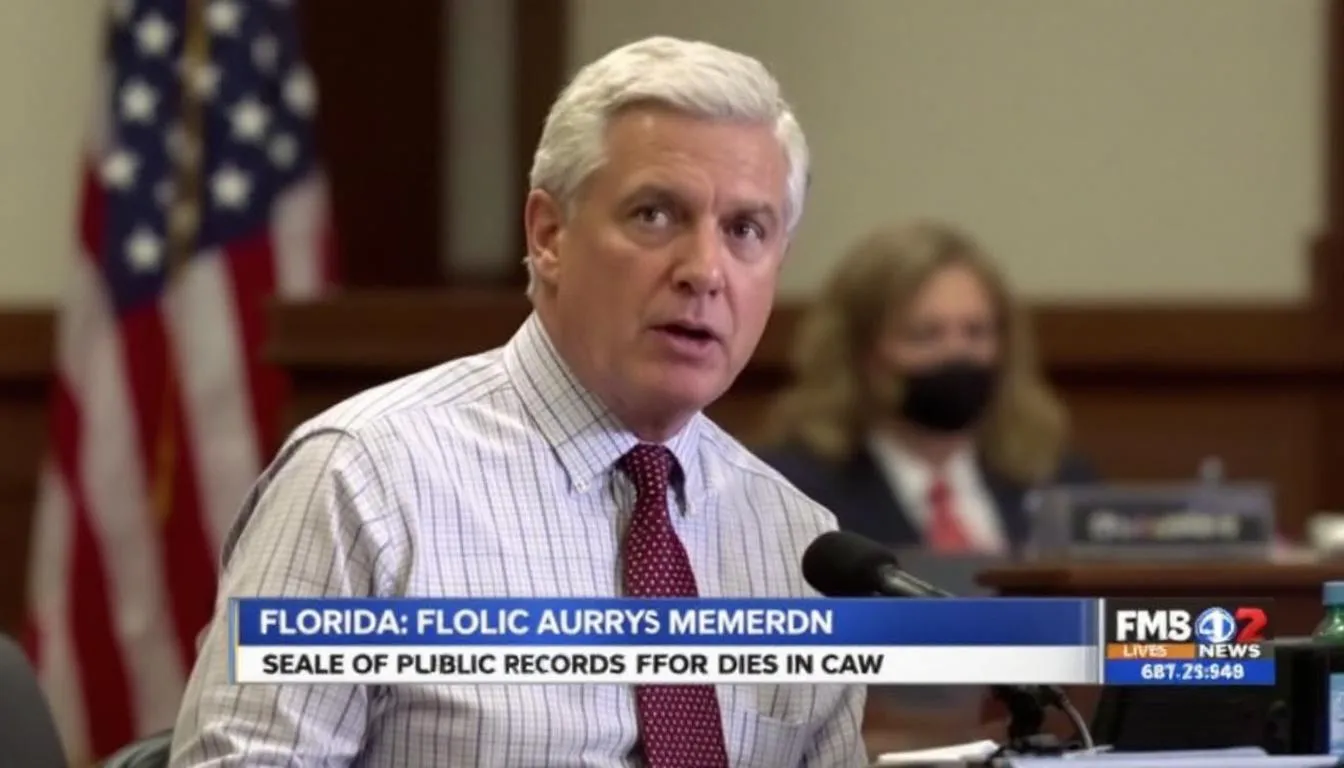 AI-generated illustration for: Florida public records reform bill dies in Senate after 111-