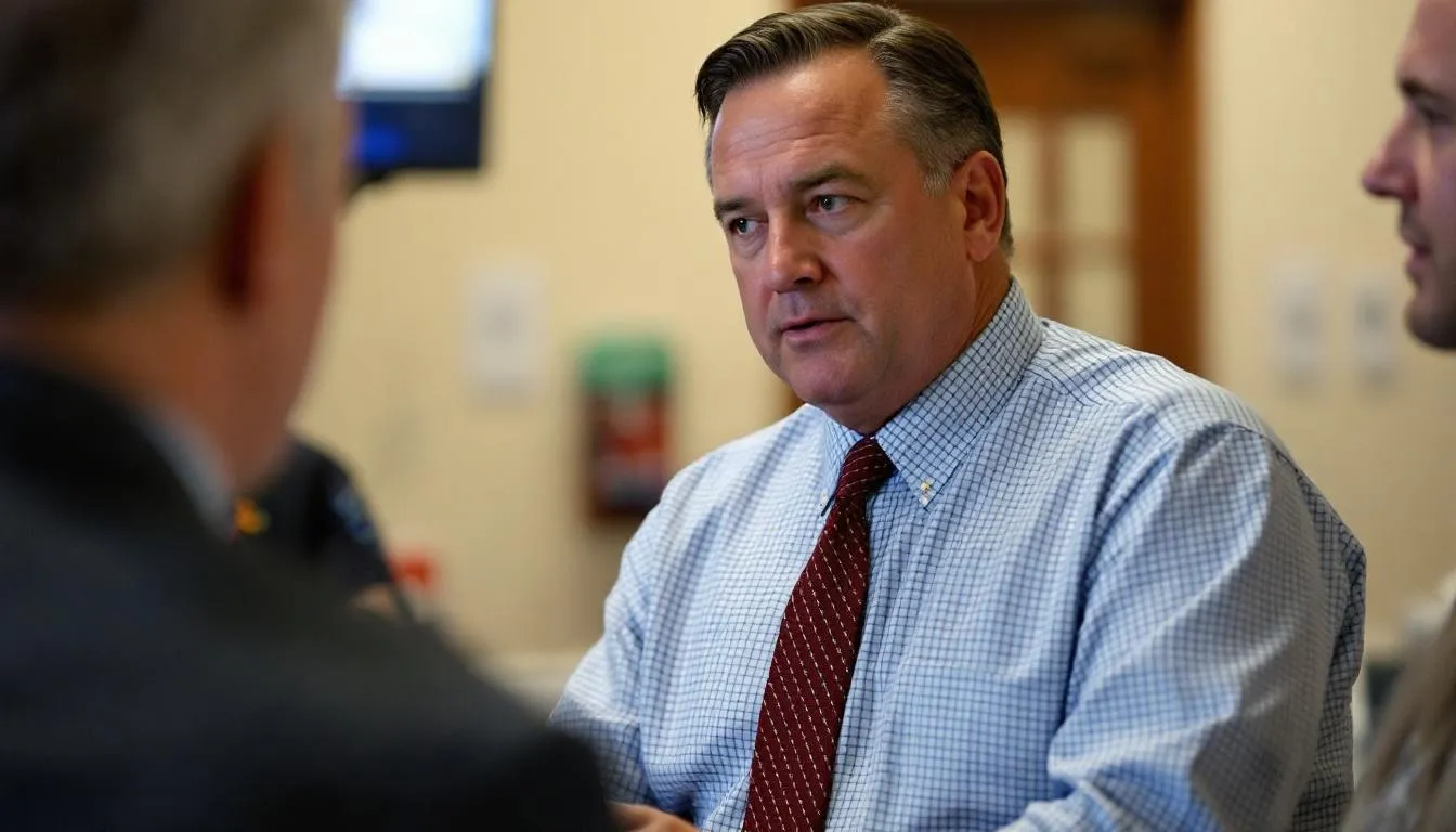 AI-generated illustration for: Nathan prepares for Special Sessions after razor-thin Senate