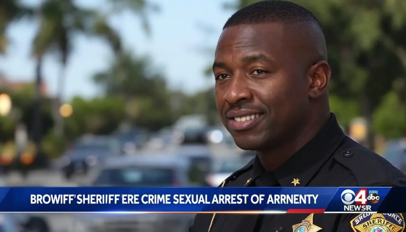 AI-generated illustration for: Broward Sheriff's Deputy Edwin Horace Fired After Sexual Bat