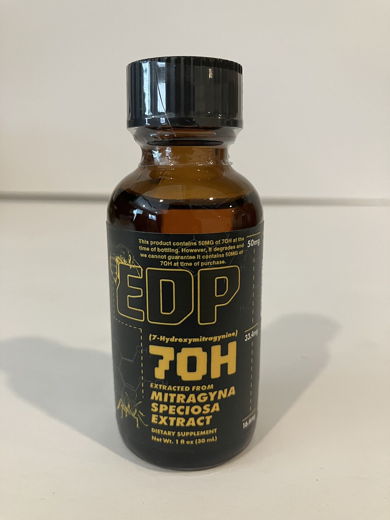 This products labeling represents that it contains 7-hydroxymitragynine (7-OH) as an ingredient. See the Warning Letter