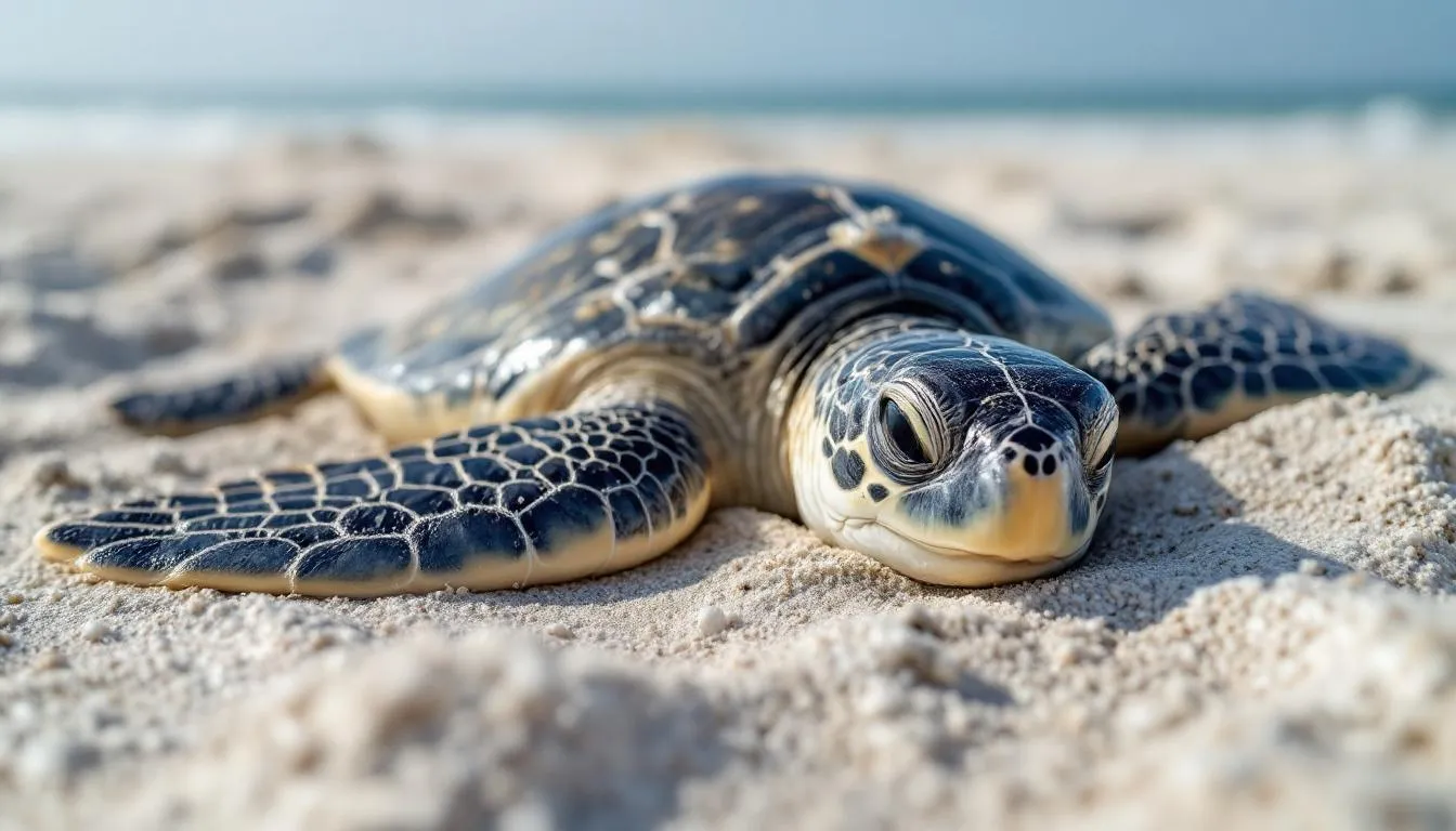 AI-generated illustration for: Pinellas County sea turtle nesting season begins with 669 re