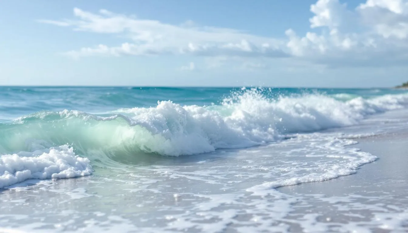 AI-generated illustration for: Man drowns, 33 rescued in dangerous rip currents at South Fl