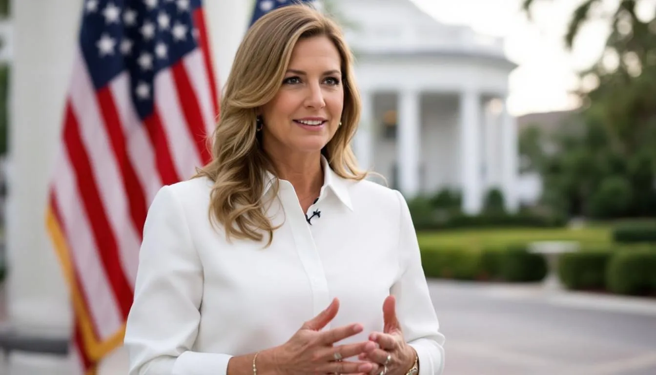 AI-generated illustration for: Democrat Emily Gregory flips Trump's Mar-a-Lago district in