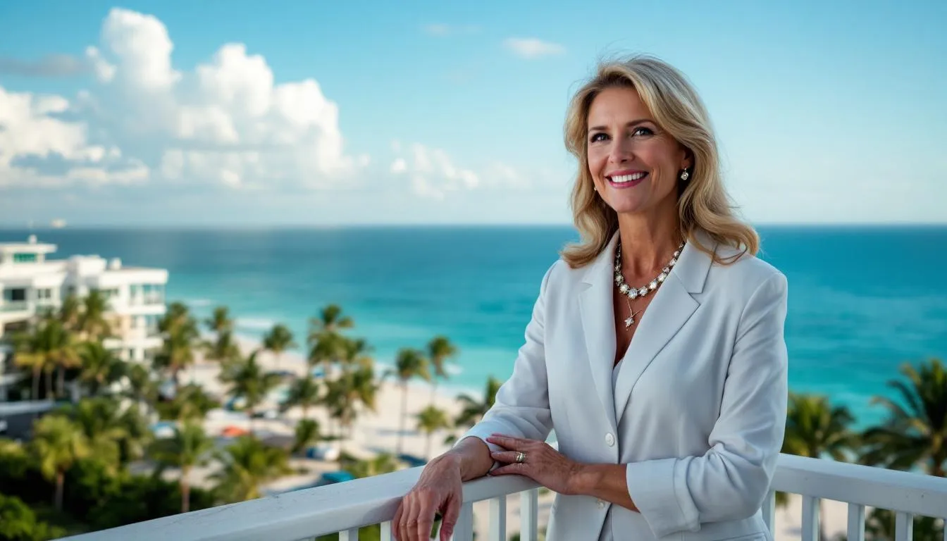 AI-generated illustration for: Democrat Emily Gregory flips deep-red Palm Beach House distr