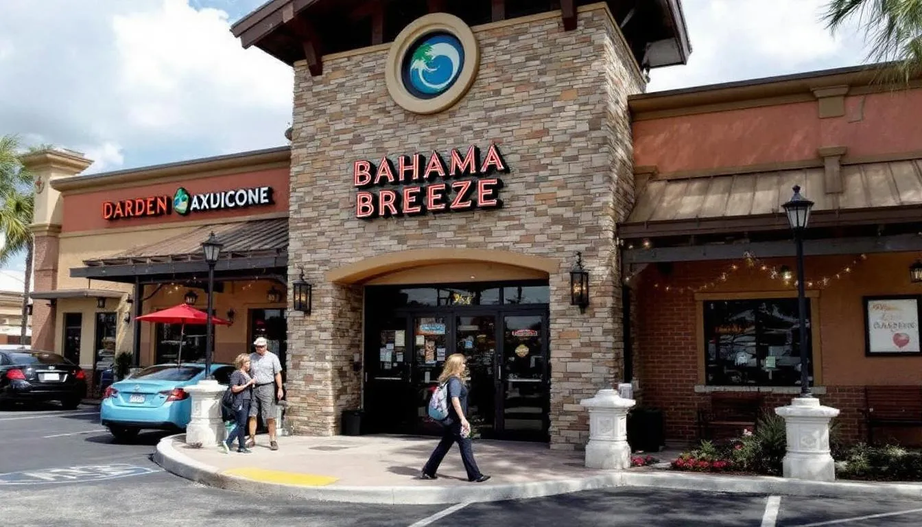 AI-generated illustration for: Darden closes half of Bahama Breeze locations, converts 14 F