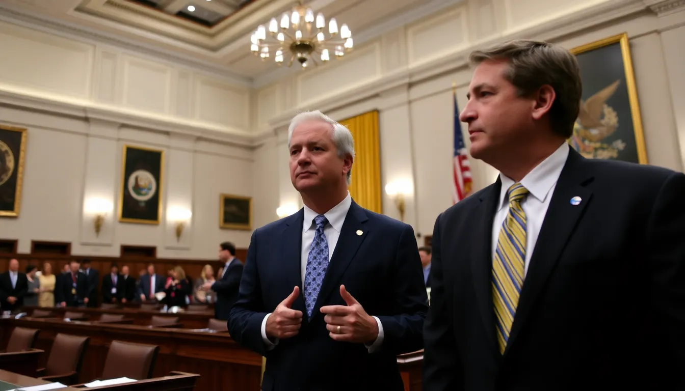 AI-generated illustration for: Florida lawmakers end session without budget, plan April spe