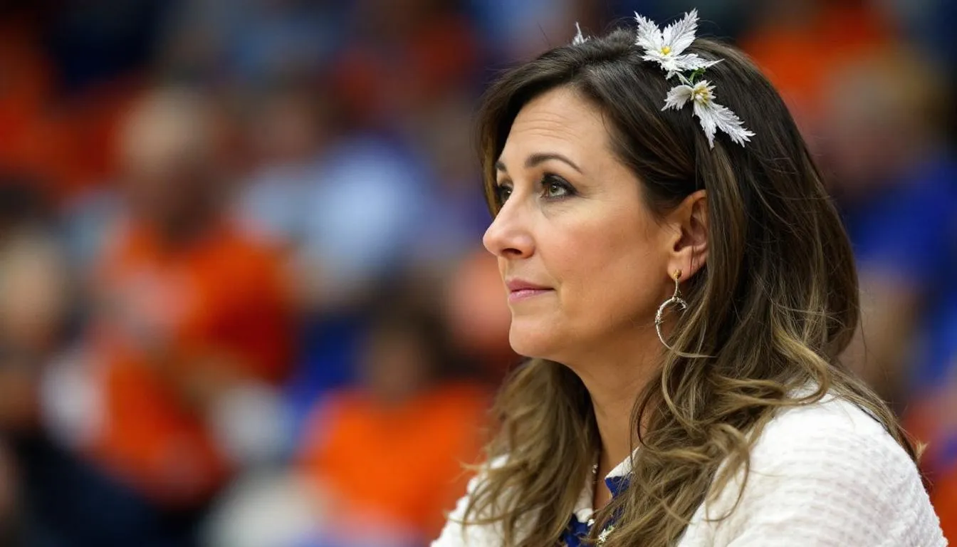 AI-generated illustration for: Florida hires Tammi Reiss as women's basketball coach for $9
