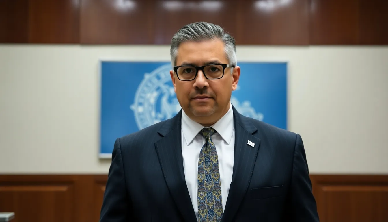 AI-generated illustration for: Former Florida Congressman David Rivera's Federal Trial Begi