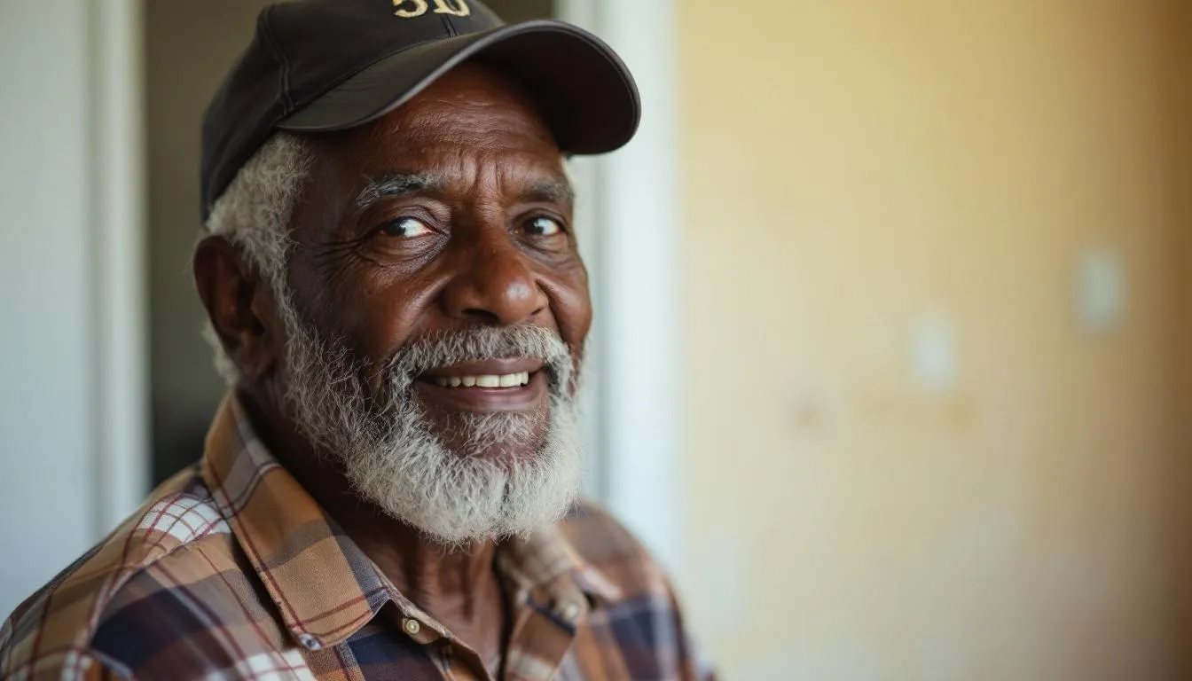 AI-generated illustration for: Miami Gardens man grateful to survive house fire after 60 ye