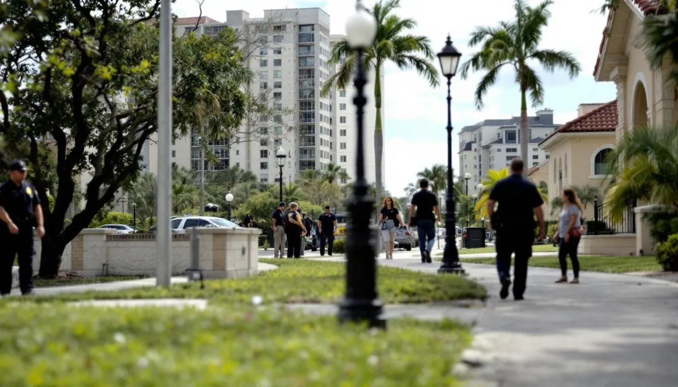 AI-generated illustration for: Broward Fire Lieutenant, Wife Arrested for Allegedly Confini