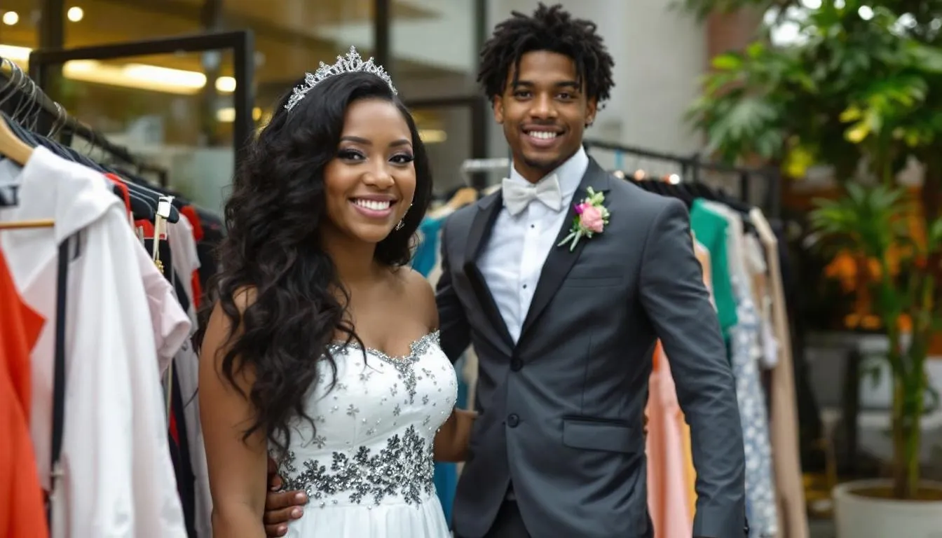 AI-generated illustration for: Orlando nonprofit provides free prom attire to 325 Central F