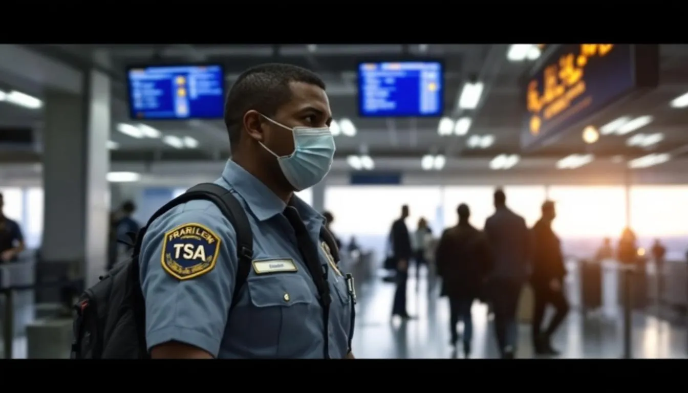 AI-generated illustration for: TSA warns Florida airports may close as 480 agents quit duri