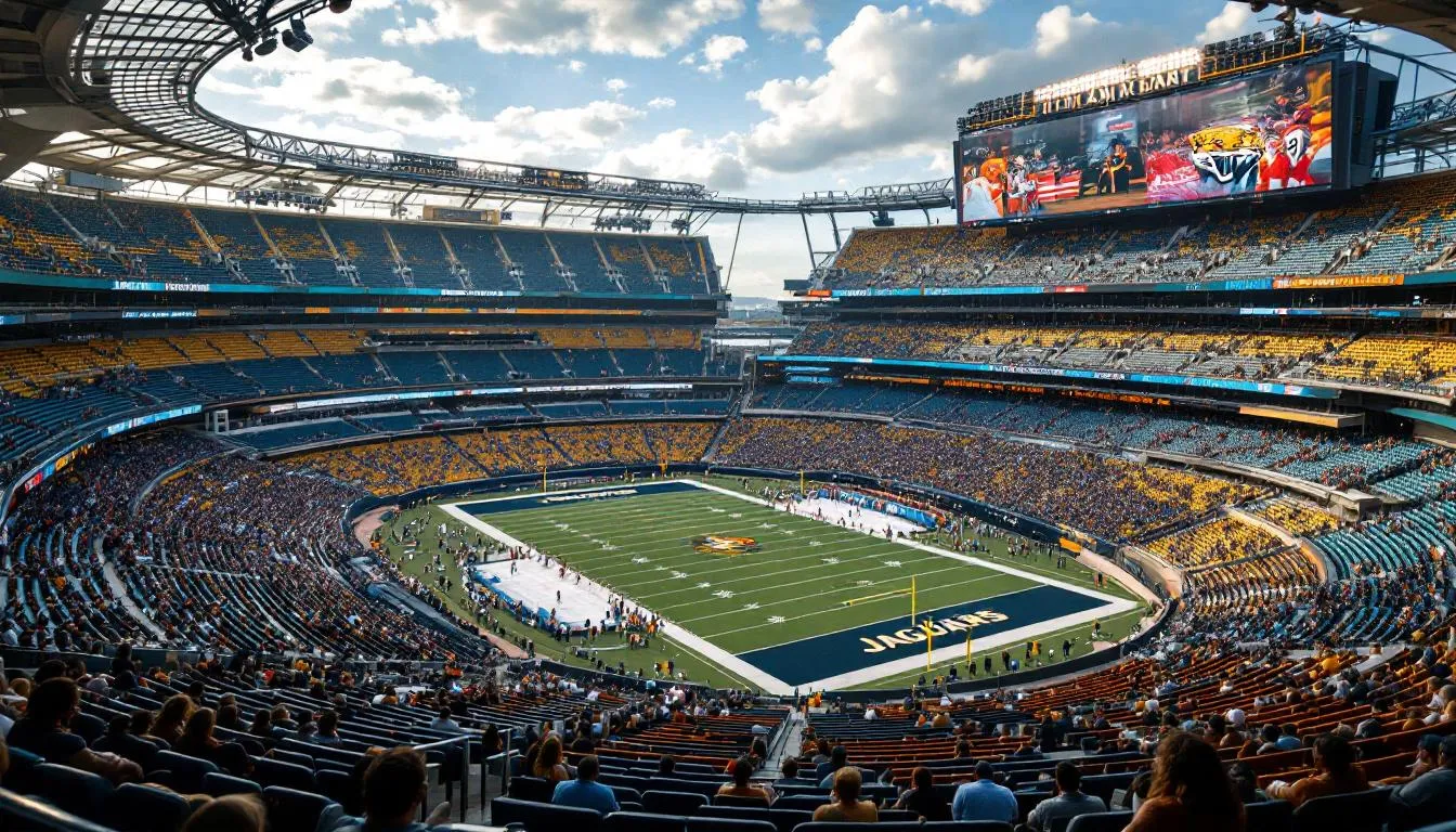 AI-generated illustration for: Jacksonville Jaguars to play 2027 season at Orlando's Campin