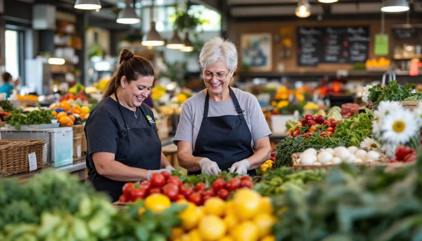 AI-generated illustration for: Margie's Market opens in Sarasota's Newtown with $700,000 fo