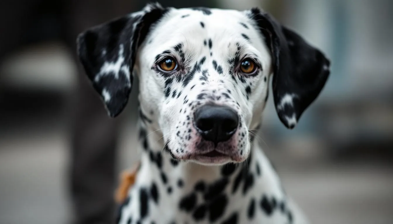 AI-generated illustration for: Dalmatian-pointer mix abandoned at Broward gas station spark