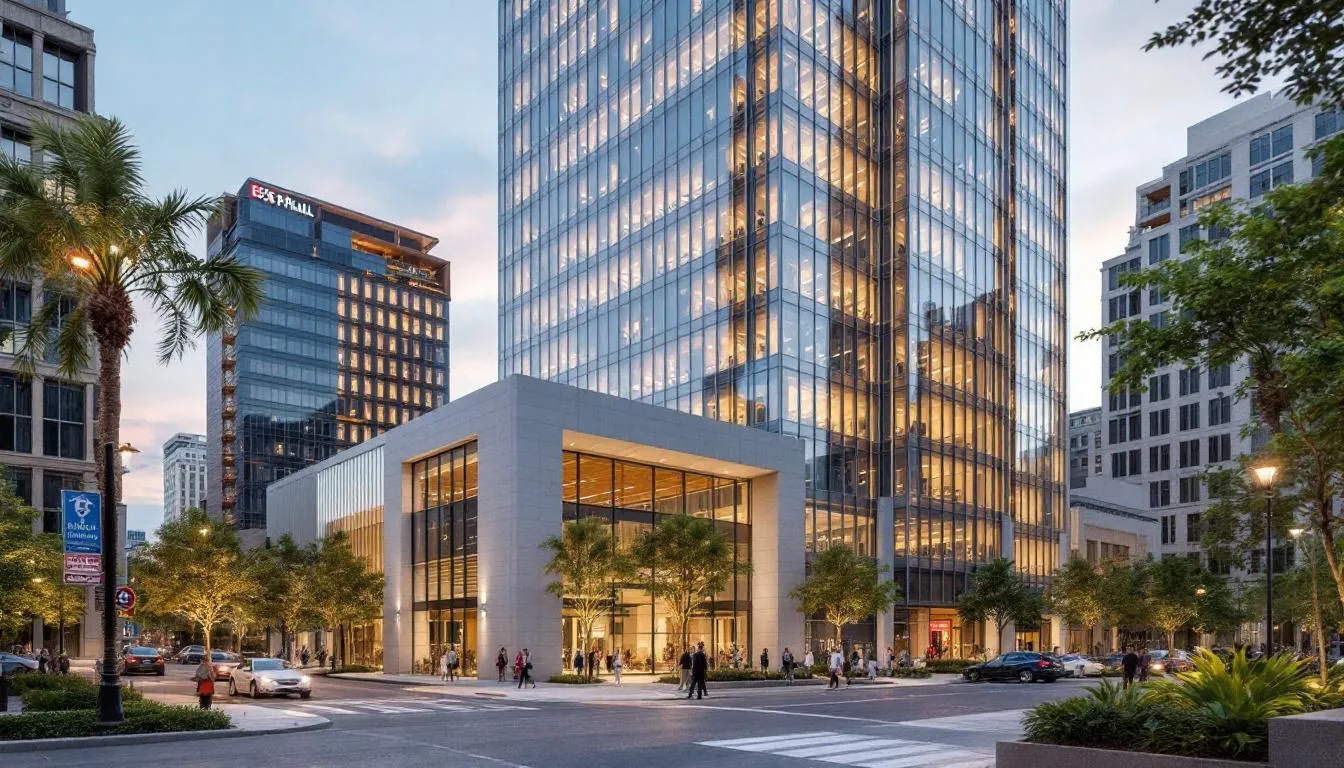 AI-generated illustration for: Jacksonville's Pearl Square announces 655 Pearl, first downt