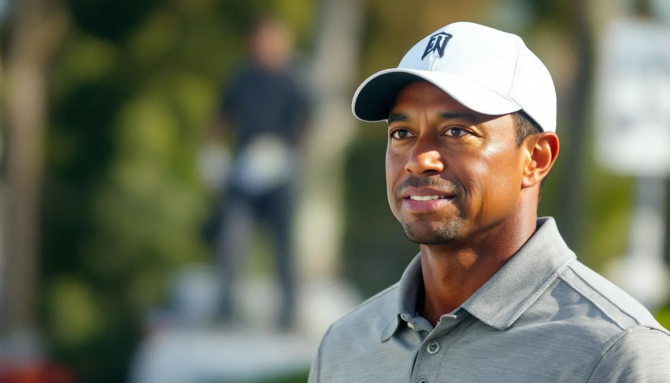 AI-generated illustration for: Tiger Woods arrested in Jupiter Island crash, faces DUI char