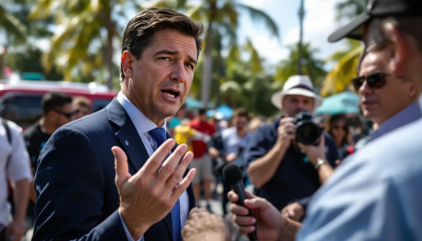 AI-generated illustration for: DeSantis envisions Cuba regime change bringing tourism boom 