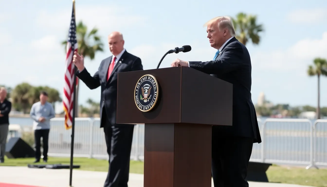 AI-generated illustration for: Trump reveals Rep. Neal Dunn's terminal heart condition in p