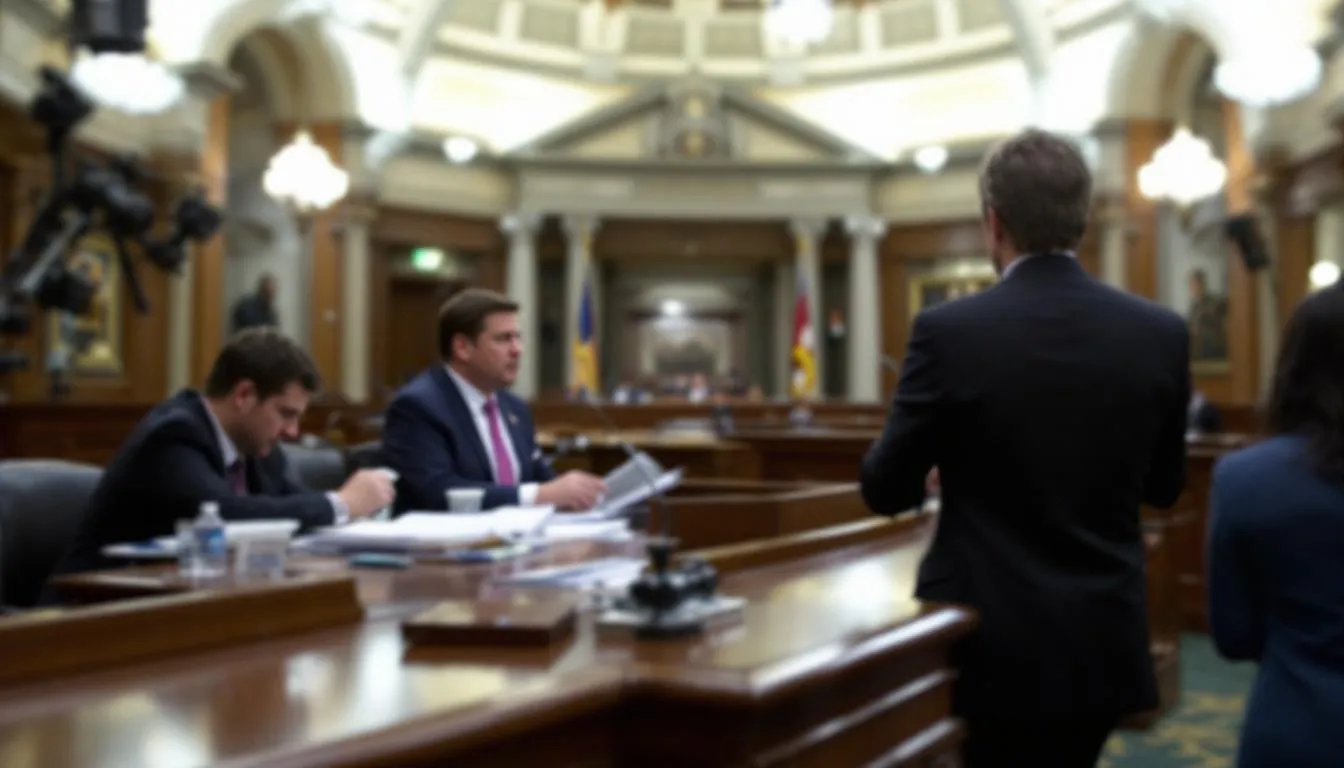 AI-generated illustration for: Florida Legislature passes bill limiting DeSantis emergency 