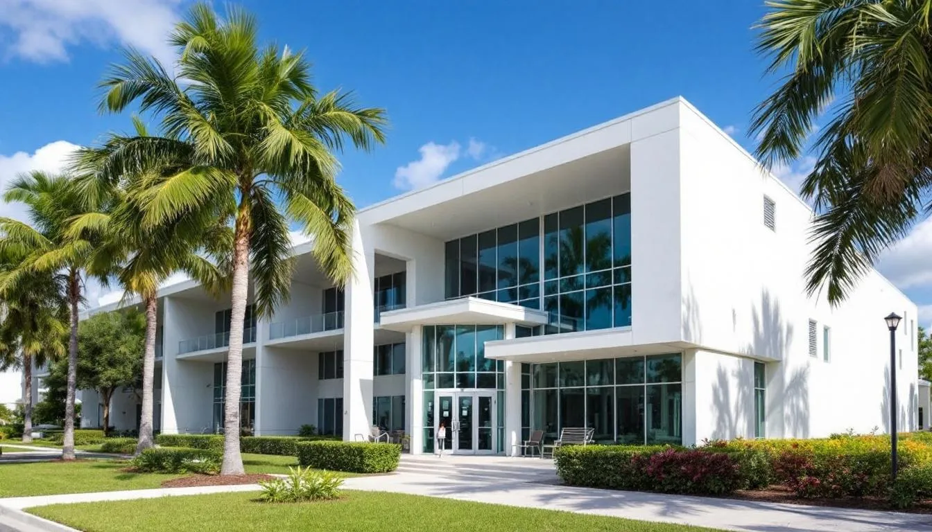 AI-generated illustration for: Palm Beach County approves $145 million Two Waters Mental He