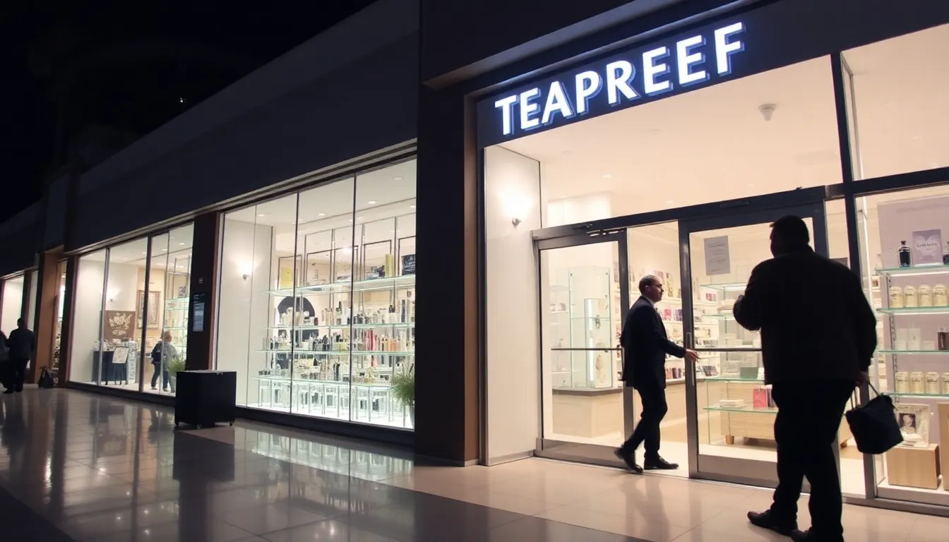 AI-generated illustration for: Hollywood perfume shop hit by $20,000 theft in second major