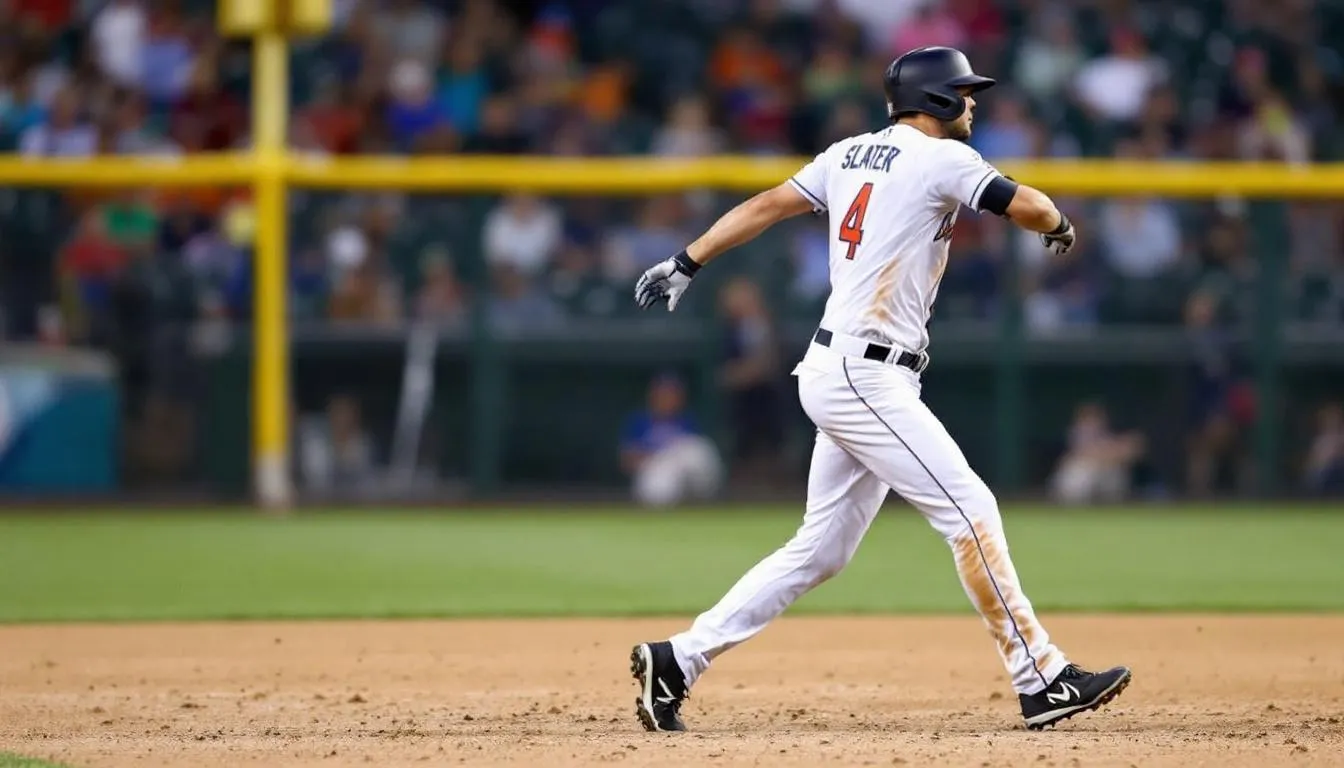 AI-generated illustration for: Miami Marlins Sign Austin Slater to Fill Outfield Void Befor