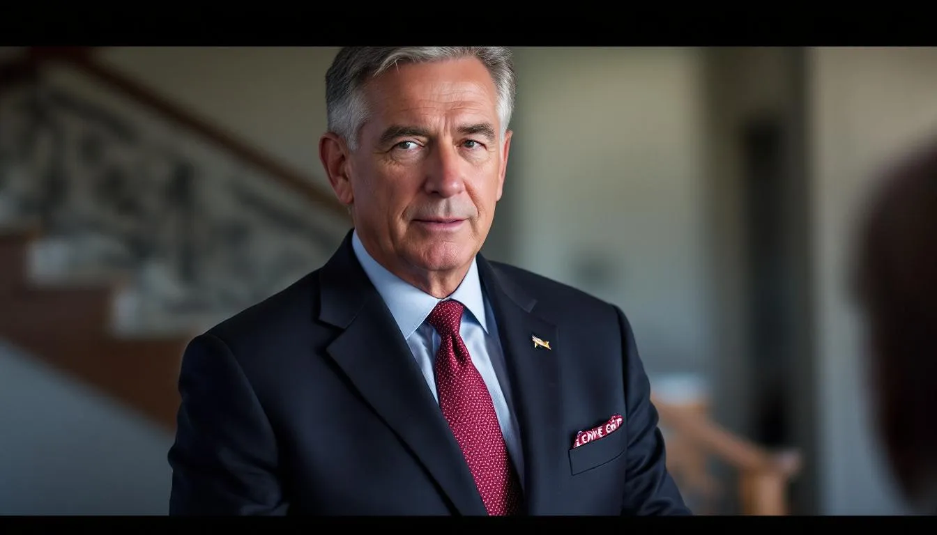 AI-generated illustration for: Navy veteran Edward Pope launches GOP campaign for Buchanan'