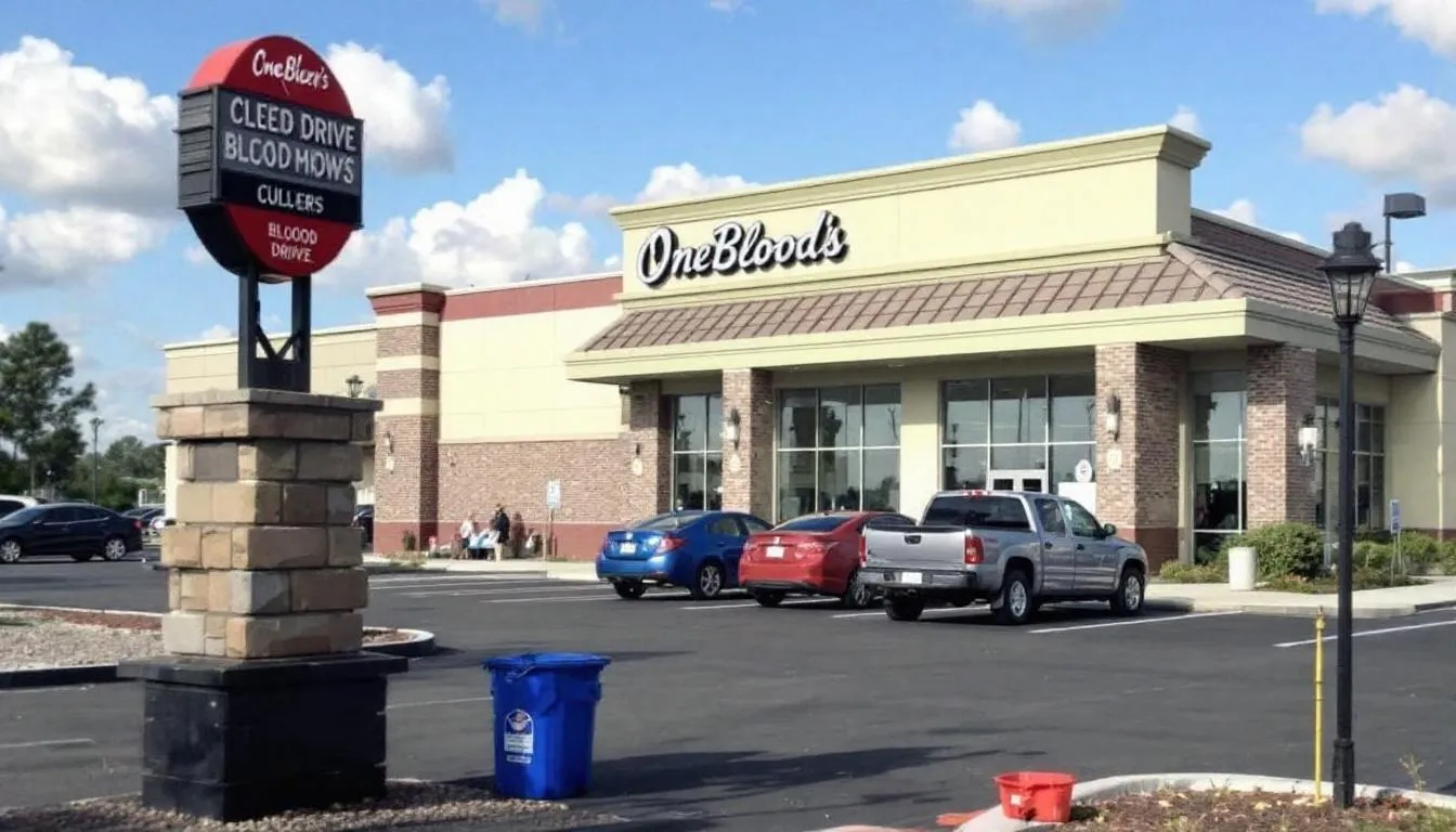 AI-generated illustration for: OneBlood hosts blood drives at 8 Northeast Florida Culver's