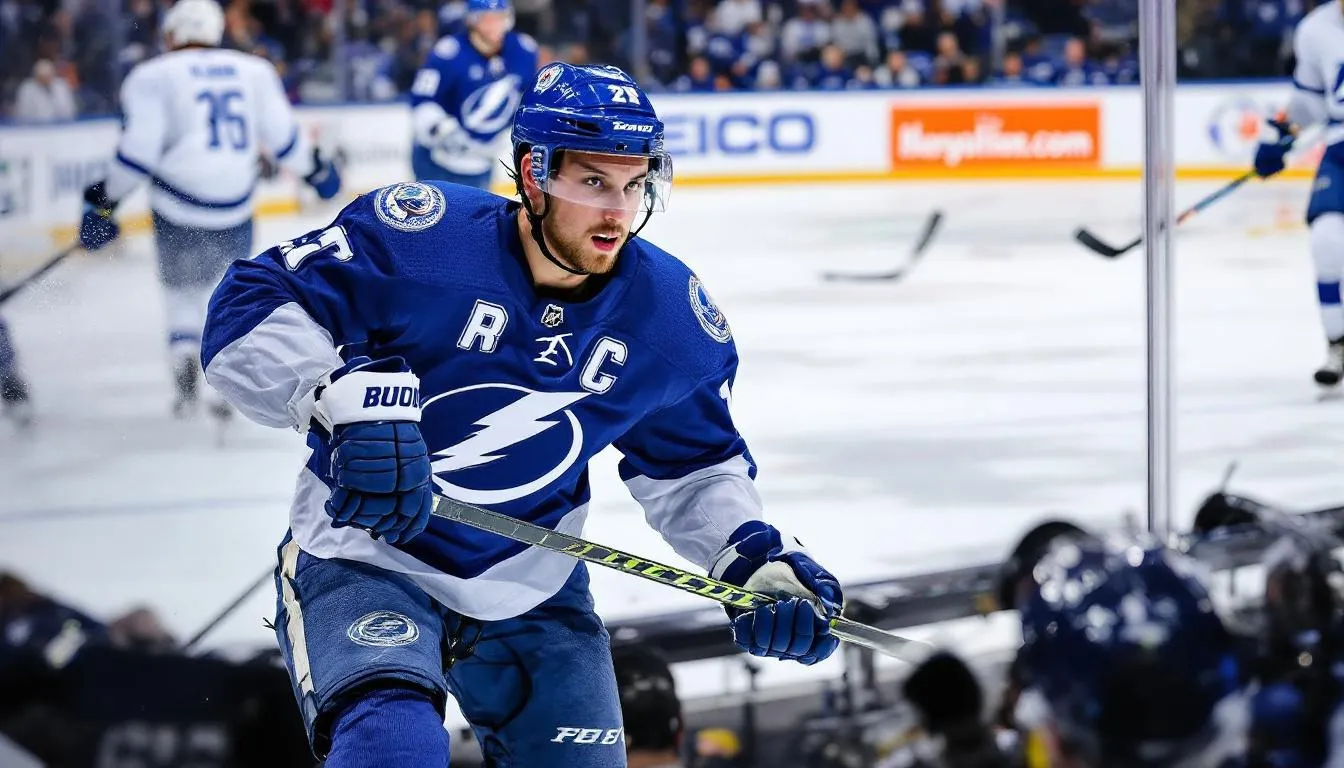 AI-generated illustration for: Raddysh breaks Lightning franchise record with 21st goal in 