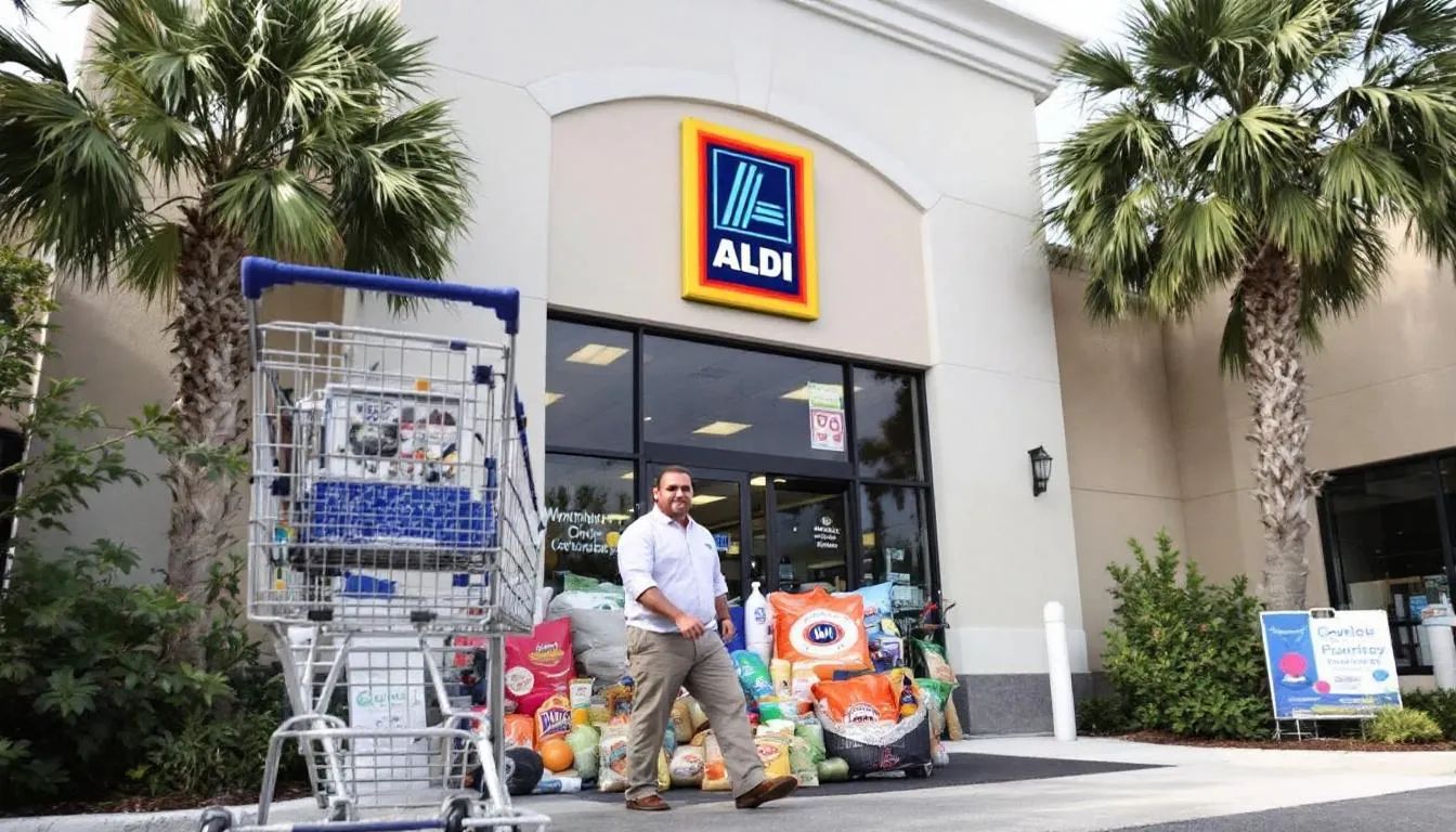 AI-generated illustration for: Aldi Opens Converted Winn-Dixie Store in Fernandina Beach Th
