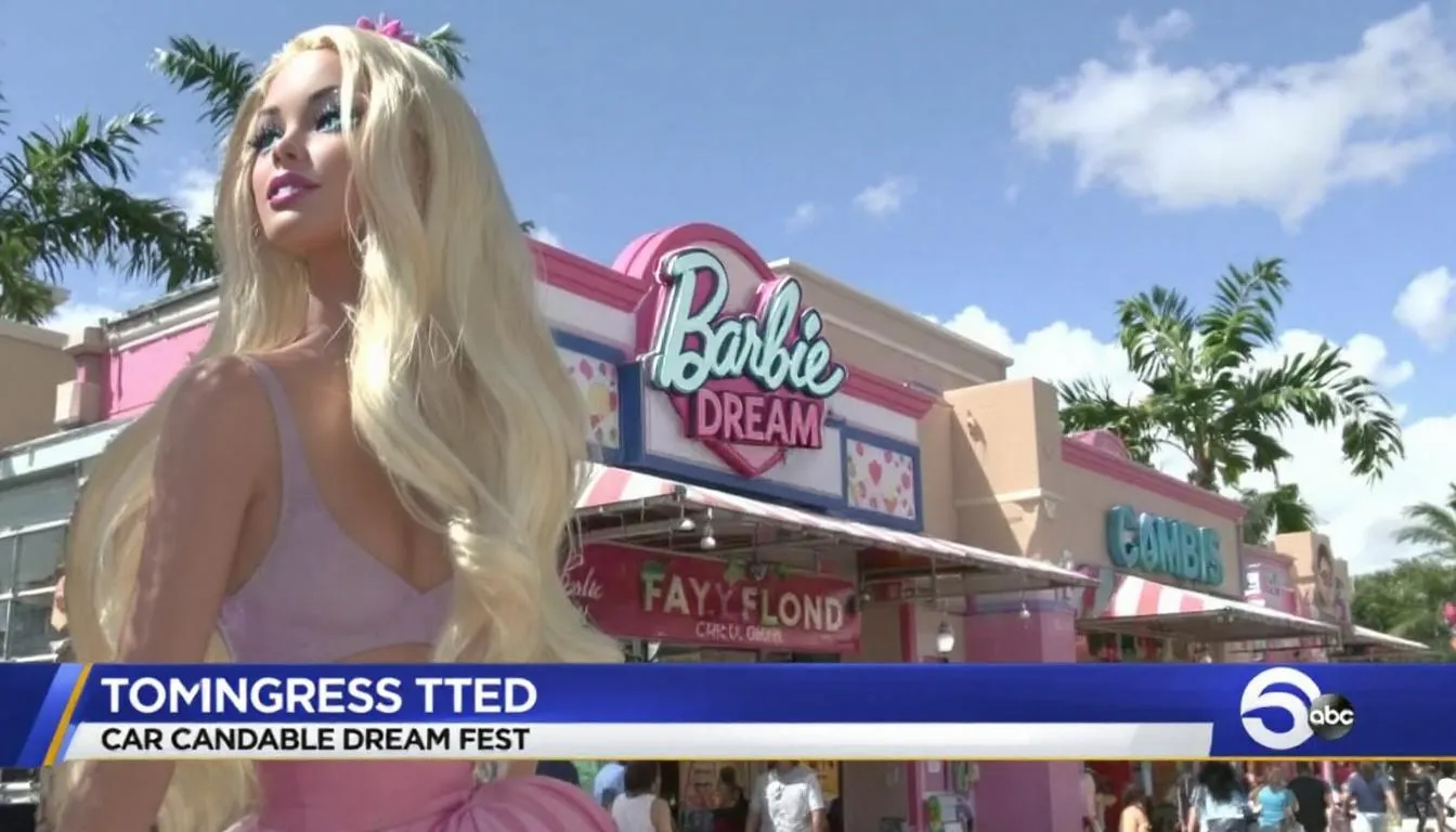 AI-generated illustration for: Fort Lauderdale Barbie Dream Fest draws complaints over card
