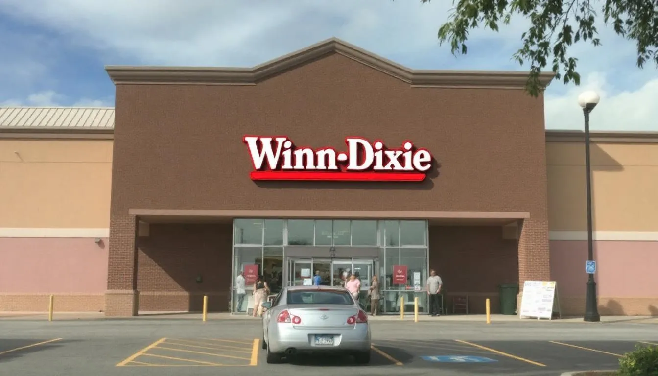AI-generated illustration for: Winn-Dixie to close 2 Harveys stores in Jacksonville in mid-