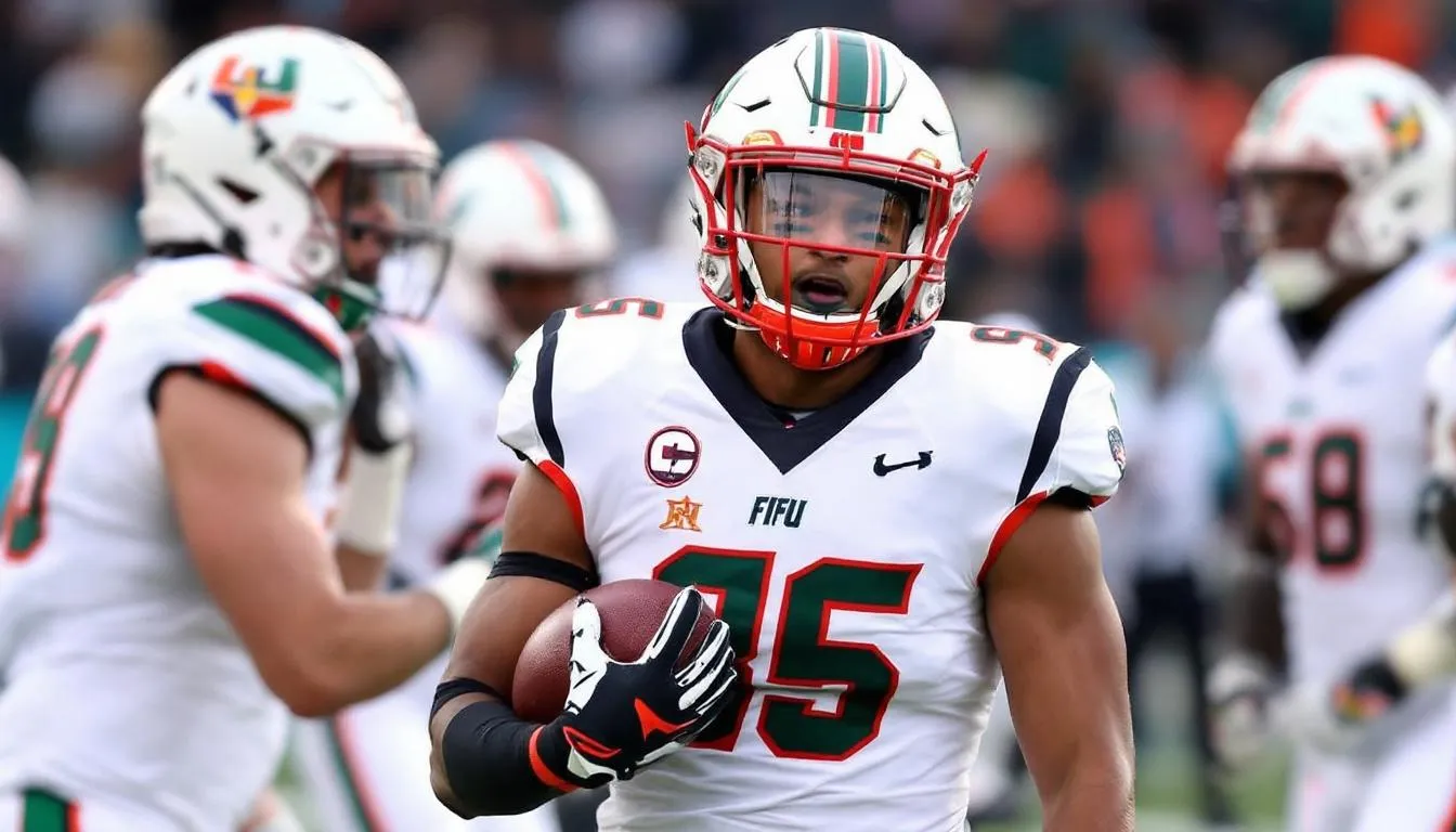 AI-generated illustration for: Miami Hurricanes defeat FIU Panthers 10-3, improve to 6-0 in