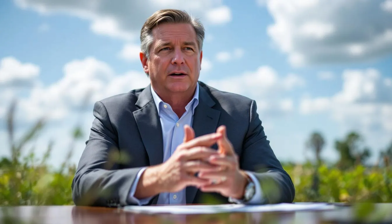 AI-generated illustration for: DeSantis signs farm bill creating criminal penalties for con