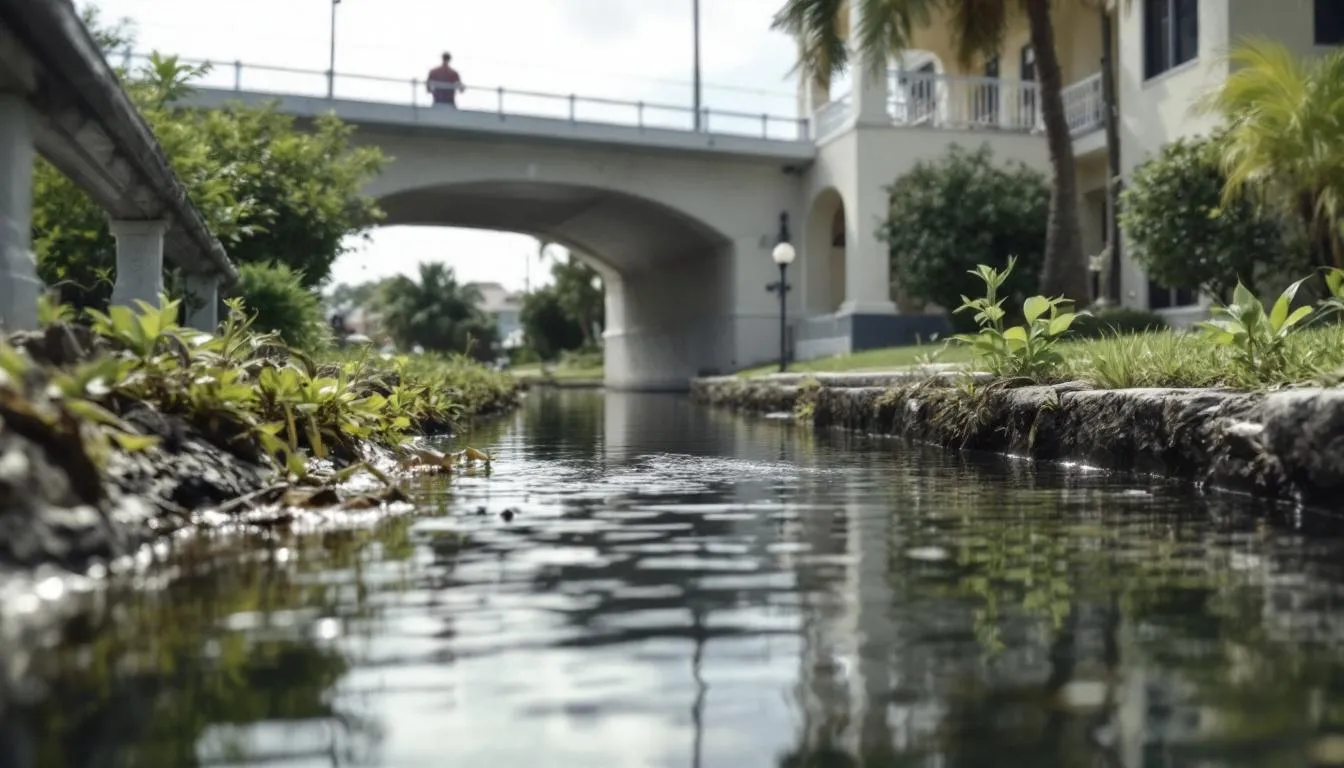 AI-generated illustration for: Toddler survives near drowning in Miami Gardens Snake Creek