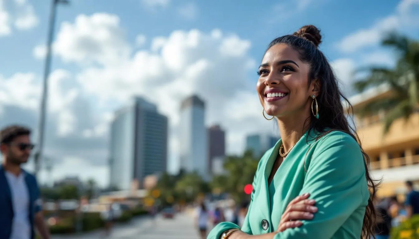 AI-generated illustration for: Robin Peguero raises $750,000 from 6,000 donors in Miami con